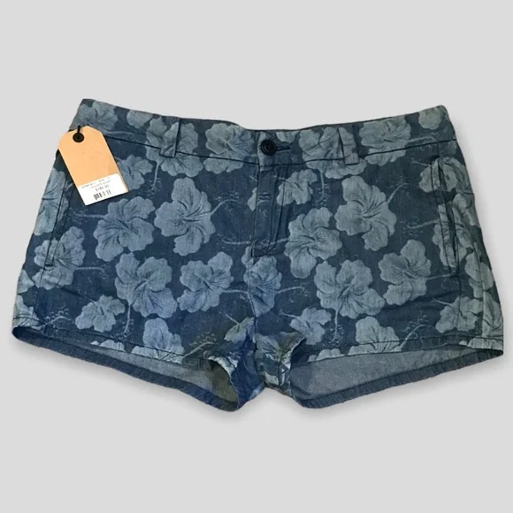 NWT Beautifully Made CIVILIANAIRE Chambray Shorts 🇺🇸 Made in USA 🇺🇸 - Picture 1 of 12